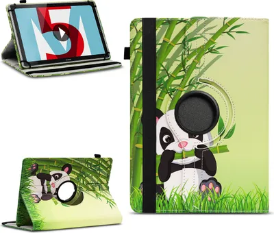 Produktbild von Tablet Hülle für Huawei MediaPad T5 T3 T2 T1 10.1 Tasche Schutzhülle 360 DrehbarFarben:Motiv 10