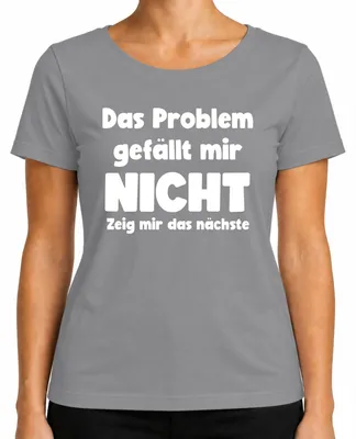 Obrázok produktu pre Neukazujte mi ďalšie sarkastické humorné dámske tričko, sivé, S