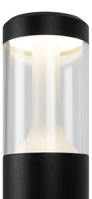 Image de Lampadaire LED, lampe d'extérieur, alu, noir, IP54, H 65 cm
