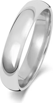 Produktbild von 18 Karat (750) Weißgold 4mm Court Form Herren/Damen - Trauring/Ehering/Hochzeitsring, 54 (17.2); TRS1888818KWRSN