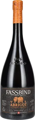 Produktbild von Fassbind Vieil Abricot, 0,7 l, Brandy, Schweiz, 40%, Beautiful notes of raisins, sultana and marzipan, light wood note., Notes of fine fresh fruit and pickled apricots with a subtle touch of almonds and hints of vanilla...