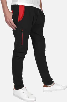 Produktbild von BEZLIT Kinder Jungen Sweathose Schwarz-Rot 104