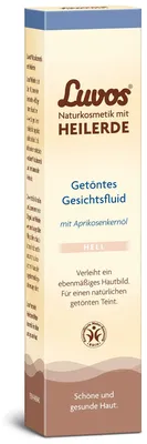Imagen del producto de LUVOS, fluido facial teñido con aceite de albaricoque, tono claro