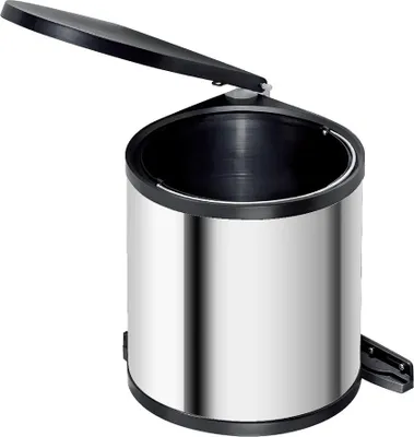 Image de WESCO 010214-42 Poubelle 13 litres RONDO 2 à partir d'une largeur d'armoire de 40 cm, inox