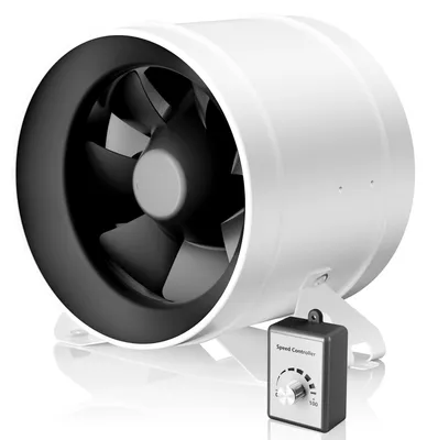 Rohrventilator 200 mm, EC-Motor, 1411 m³/h, leise