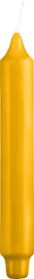Produktbild von Stabkerzen mit Zapfenfuß Goldgelb, 400 x Ø 30 mm, 12 Stück