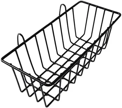 Obrázek produktu pro Azomor – kovový drátěný koš s háčky pro všestranné zavěšení na zeď