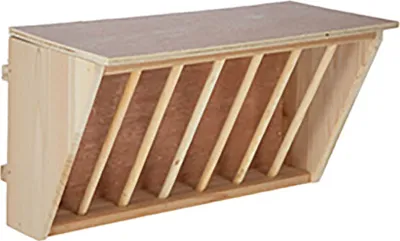 Obrázok produktu pre Kerbl Heuraufe aus Holz (Maße 25 x 17 x 20 cm, für Kleintiere, mit Sitzbrett)
