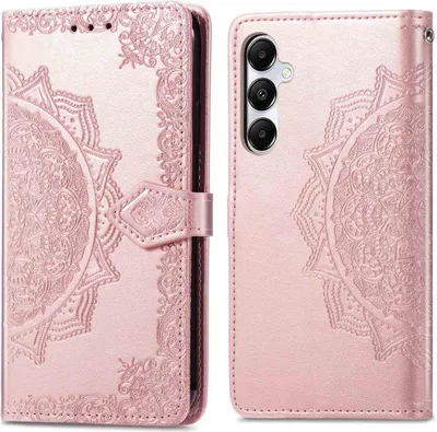 Image de imoshion Bibliothèque Mandala pour le Samsung Galaxy A55 - Or Rose