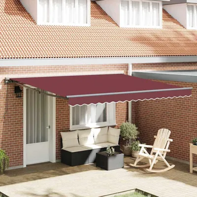 Obrázek produktu pro Stahovací markýza Bordeaux červená 400x300 cm - Markýzy DE8605051 2parcel