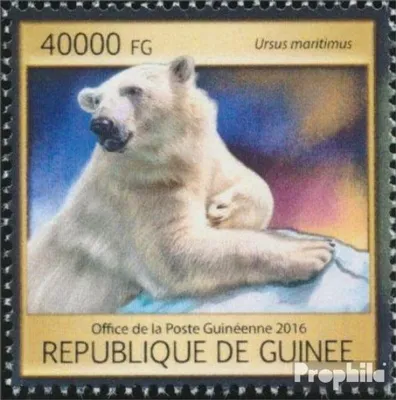 Produktbild von Briefmarken Guinea 2016 Mi 11875 (kompl. Ausgabe) postfrisch Eisbären