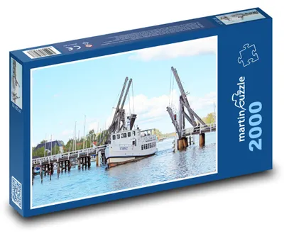 Produktbild von Puzzle 2000 Schiff im Hafen - martinpuzzle