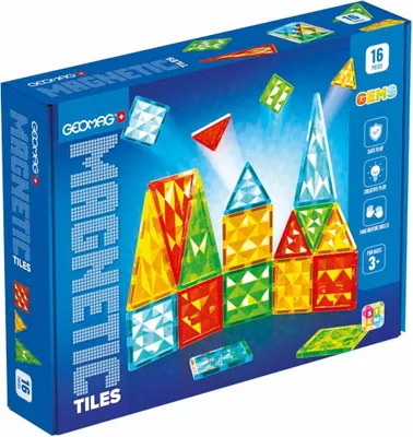Zdjęcie produktu dla Geomag Płytki Magnetyczne Klejnoty 16 Szt