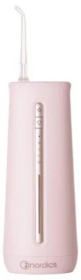Obrázek produktu pro Zubní vodní kartáček Nordics IA44P, 230 ml, IPX8, 5 režimů, 5 úrovní tlaku, USB-C, růžová