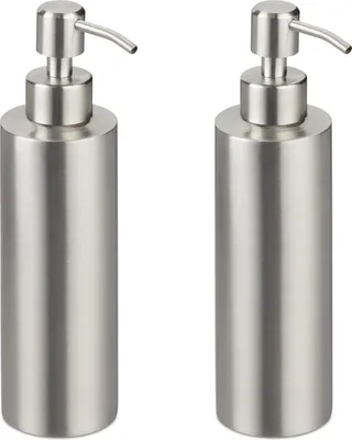 Produktbild von Flüssigseifenspender-Set, Edelstahl, 300 ml