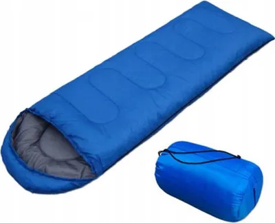 Zdjęcie produktu dla Śpiwór Mumia 2w1 210x75cm - jasnoniebieski