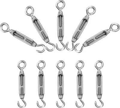 Produktbild von Famanu Spannschrauben Set 10 Stück - M4, M6, 304 Edelstahl, verstellbar