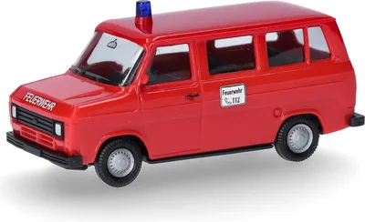 Obrázek produktu pro FORD Transit Bus MTW pro hasiče, HER097635, měřítko 1:87, HERPA