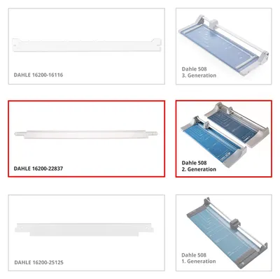 Produktbild von Dahle Anpress-Schiene für Modell 508 2. Generation