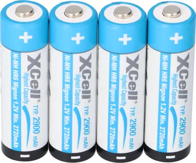 Produktbild von XCELL NiMH-Mignon-Akku, 1,2V/2900mAh, 4 Stück