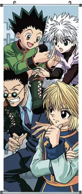 Produktbild von Hunter x Hunter Rollbild | Kakemono aus Stoff | Poster 100x40cm | Motiv: Hunter