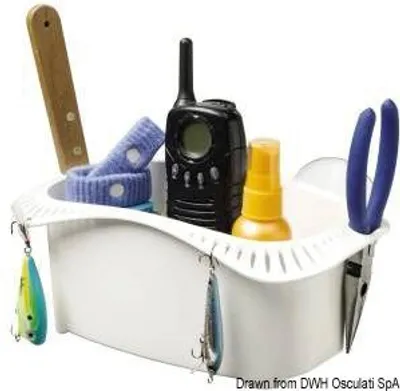 Immagine prodotto di Supporto per GPS/cellulare in plastica, bianco, 1 pezzo