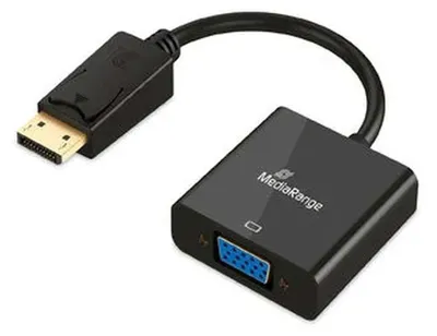 Zdjęcie produktu dla MediaRange MRCS228, Czarny, 0,2 m, 3840 x 2160 px, 3840x2160@60fps, HDMI, DVI-I