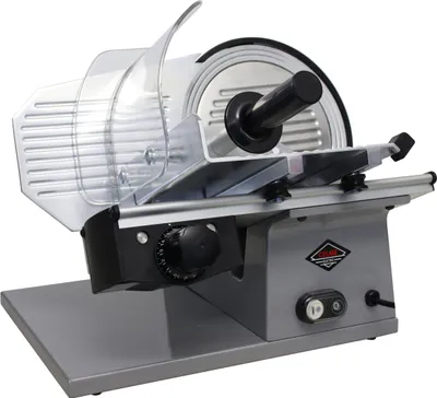 Produktbild von Celme - EVOLUTION PRO 220 Aufschnittmaschine - Antihaftbeschichteter Stahl - 220 mm Klinge - 39×43×40 cm - Professionelle Präzision - GRAU