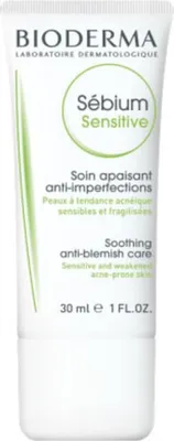 Zdjęcie produktu dla Bioderma Sébium Sensitive Soothing Anti-Blemish Care łagodząca emulsja do skóry problematycznej 30 ml