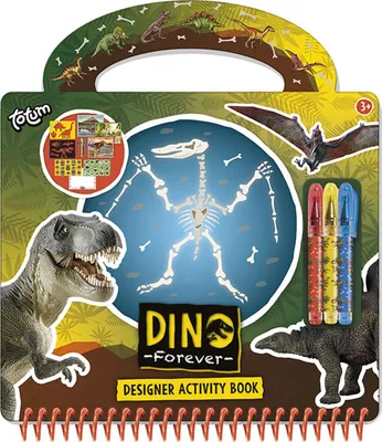Obrázok produktu pre Kniha tvorivých aktivít s dinosaurami