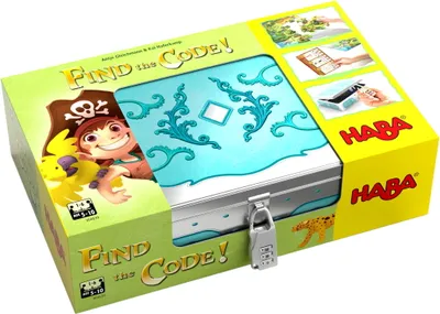 Zdjęcie produktu dla HABA Find the code! Pirate Island, Gra planszowa, Rodzina, 5 lat(a), Gra rodzinna