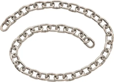 Edelstahlkette aus Edelstahl 316L; 17;5 cm lang; geeignet für Kletterwandbau und Umlenkketten.