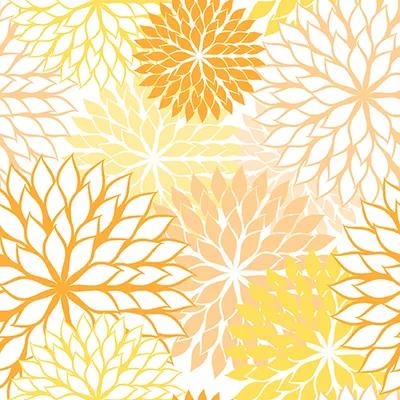 Produktbild von Servietten, 3-lagig 1/4-Falz 40 cm x 40 cm gelb "Floralies"
