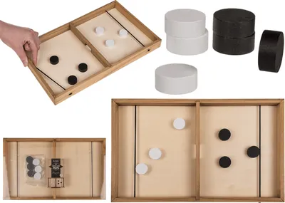Immagine prodotto di OOTB gioco del disco in legno 35 x 21 cm circa
