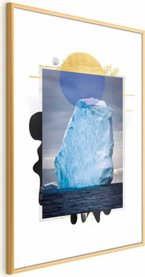 Produktbild von Posterpapier Poster - Iceberg 60x90 cm Landschaften c-C-0213-ao-a