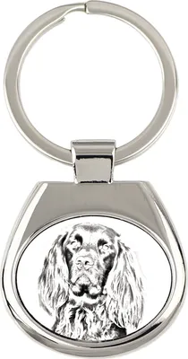 Produktbild von Deutsch Drahthaar - Schlüsselanhänger mit Hund, Anhänger mit Aufdruck, personalisierter Anhänger der Marke Art-Dog