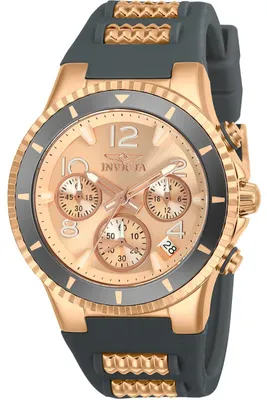 Produktbild von Invicta BLU 24189 Damenuhr - Quarzwerk - Edelstahl mit roségoldenem Zifferblatt - 39 mm
