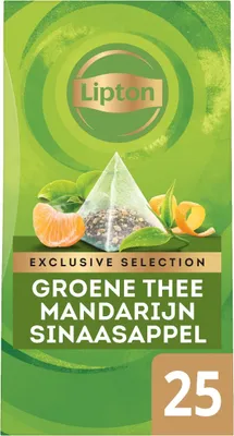 Produktbild von Lipton Exclusive Selection Grüner Tee Mandarine 25 x 1,8 Gramm