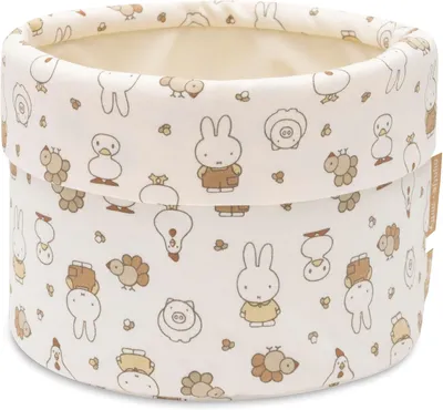 Produktbild von Miffy Family Farm Pflegekorb für den Wickeltisch – Organizer zur Aufbewahrung – Zubehör für den Wickeltisch – 14x18 cm