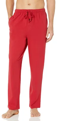 Produktbild von A. Essentials Herren Pyjamahose aus Baumwollstrick, Rot, XL