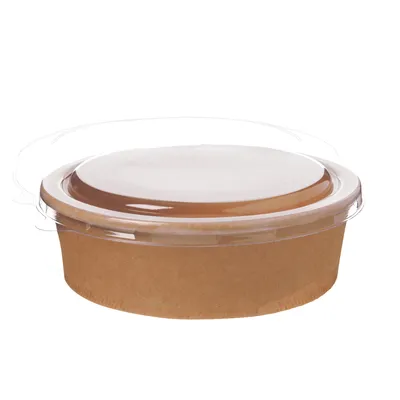 Produktbild von SALATSCHALE BRAUN CA.750ml Pappe