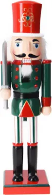 Produktbild von Nussknacker, Figur aus Kiefernholz, 38 cm