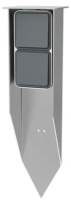 Image de Spieß B 4.2 Prise extérieure en acier inoxydable avec 1 interrupteur et 1 prise