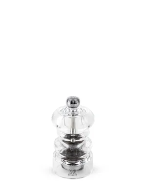Produktbild von PEUGEOT Pfeffermühle NANCY 9cm Acryl Transparent Stahlmahlwerk Gewürzmühle