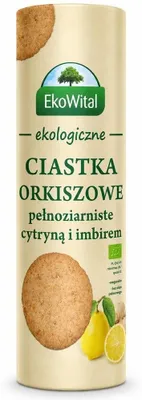 Obrázek produktu pro Celozrnné špaldové sušenky s citronem a zázvorem250 g