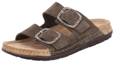 Immagine prodotto di Sandali da donna Rohde con due fibbie in pelle scamosciata Rodigo-D 5893, taglia: 37 EU, colore: verde