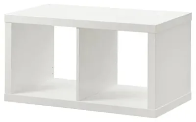 Zdjęcie produktu dla Ikea Kallax Regał, regał na książki, regał ścienny, ścianka działowa w kolorze białym (77 x 42 cm)