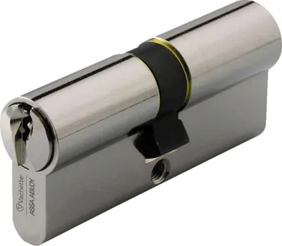 Image de Serrure à cylindre profilé série Eco Nickel double 30 x 70 mm – 3 clés