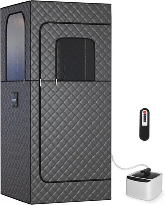Obrázek produktu pro Přenosná parní sauna 2,6 l, 1000 W s dálkovým ovládáním pro relaxaci doma