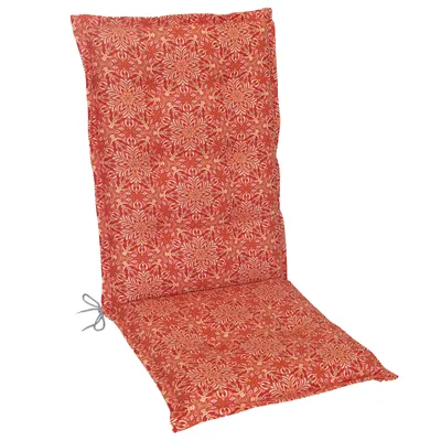Produktbild von Herlag Hochlehner-Auflage Valeria Gartenstuhlauflage mit Mandala-Muster Orange 123x50x7,5cm